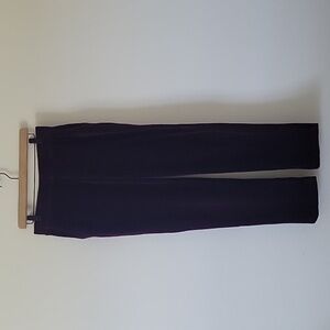 Chico's Zenergy Plum Velour Slim Pull-on Pants Size Small